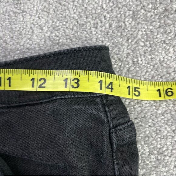 KanCan Jeans Women's 28 Black Skinny High Rise Stretch Distressed Frayed Ankle - Picture 11 of 14